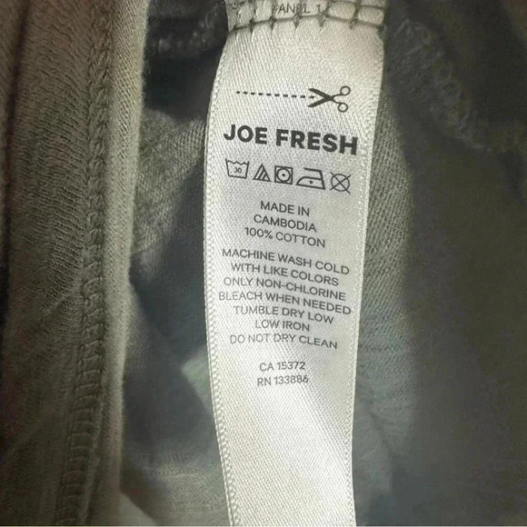 Joe Fresh Shirt Long  Sleeved Green Size Extra Large - Picture 11 of 15